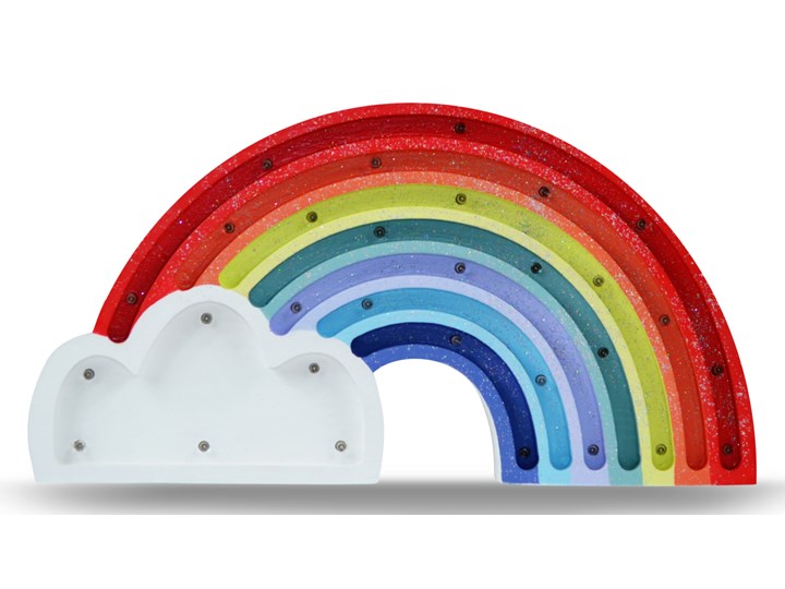 Brokatowa lampka do pokoju dziecięcego Rainbow Kategoria Lampy dziecięce