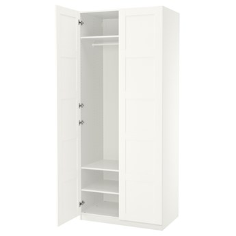 IKEA PAX / BERGSBO Szafa, biały/biały, 100x60x236 cm