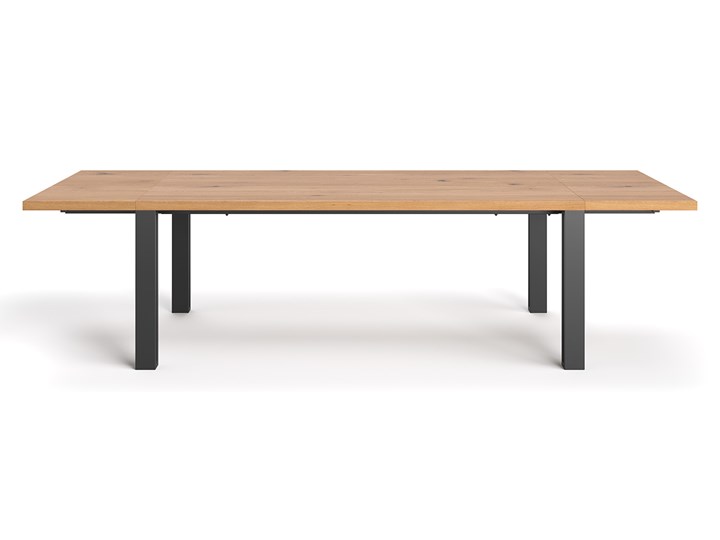 Stół rodzinny Fold z dostawkami Dąb 140x80 cm Jedna dostawka 60 cm Drewno Liczba miejsc Do 6 osób Wysokość 75 cm Pomieszczenie Stoły do kuchni