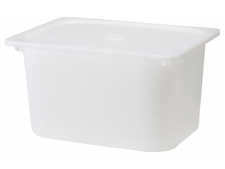 IKEA TROFAST Pudełko z pokrywką, biały, 42x30x23 cm Pudełka Tworzywo sztuczne Kategoria Pudełka do przechowywania