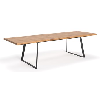 Stół drewniany Delta z dostawkami Dąb 120x100 cm Dwie dostawki 60 cm