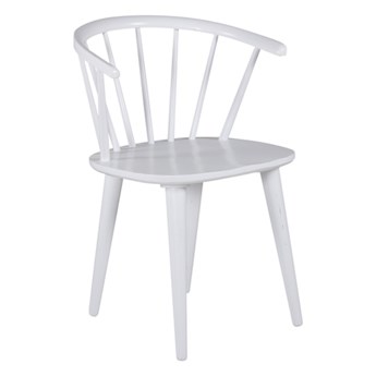 SELSEY Krzesło drewniane Garfew białe