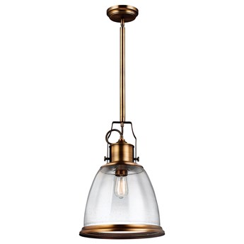 SELSEY Lampa wisząca Hobbse średnica 35,5 cm mosiężna