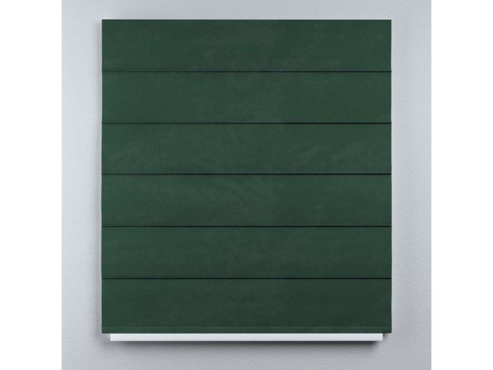 Roleta rzymska Duo, ciemny zielony, szer.130 x dł.170 cm, Velvet