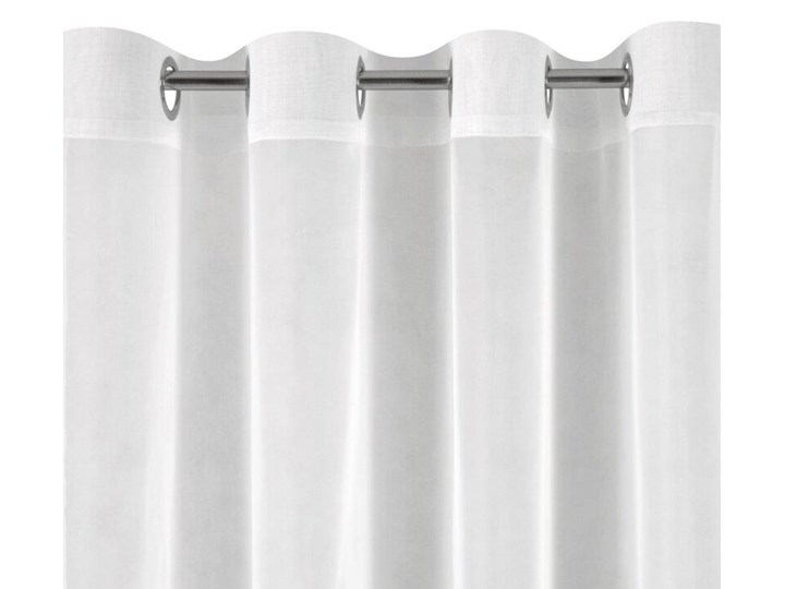 Firana gotowa biała na przelotki 300X160 Woal Poliester Kategoria Zasłony