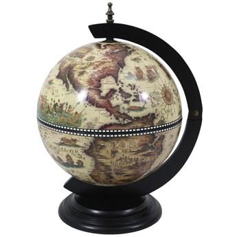LIGAN barek globobar globus z miejscem do przechowywania, wys. 49 cm