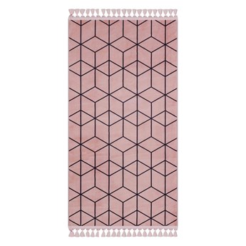 Różowy dywan odpowiedni do prania 120x80 cm − Vitaus