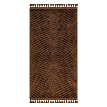 Brązowy dywan odpowiedni do prania 120x80 cm − Vitaus