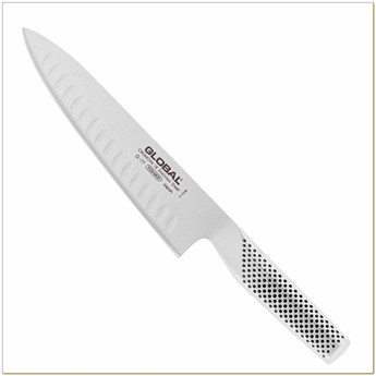 Global - Nóż kucharza żłobiony 20 cm