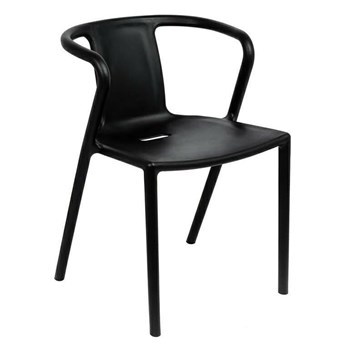 Krzesło czarne AIR, polipropylen MODESTO