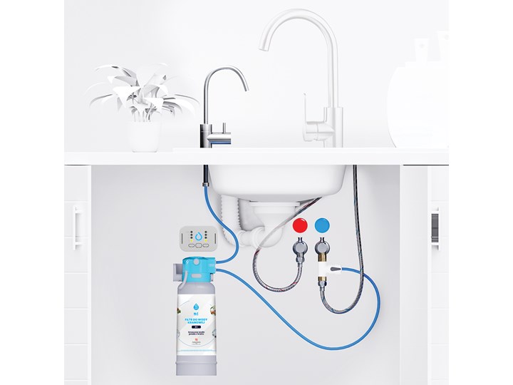 System filtrujący Dafi FLOW COMFORT D1 + kran do wody filtrowanej ALTO chrom Kategoria Zestawy armatury do kuchni