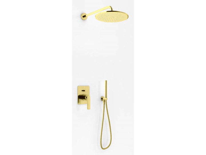 Zestaw prysznicowy podtynkowy Kohlman Experience BRUSHED GOLD QW210EGDBR30