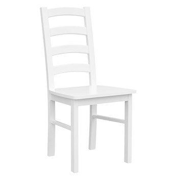 Krzesło Belluno Elegante 01 z siedziskiem białym