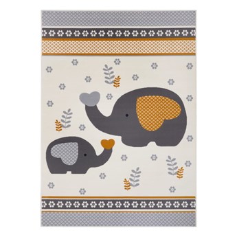 Szary dywan dziecięcy 170x120 cm Happy Elefant – Hanse Home