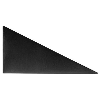 Panel tapicerowany trójkąt lewy 30x15 czarny