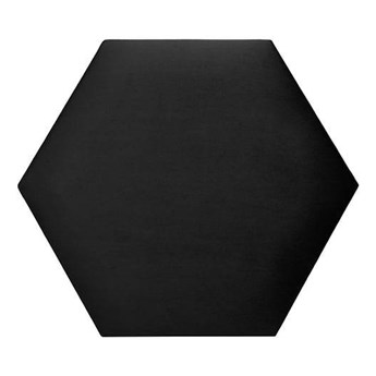 Panel tapicerowany heksagon 40x34,6 czarny