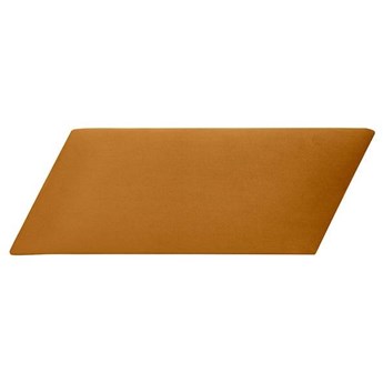 Panel tapicerowany równoległobok lewy 15x30 żółty