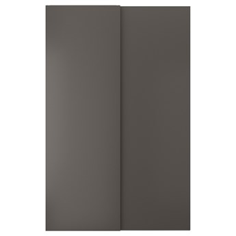 IKEA HASVIK Drzwi przesuwne, ciemnoszary, 150x236 cm