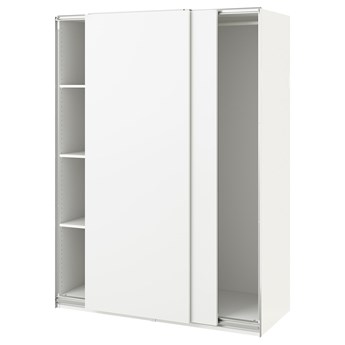 IKEA PAX / HASVIK Szafa, biały/biały, 150x66x201 cm