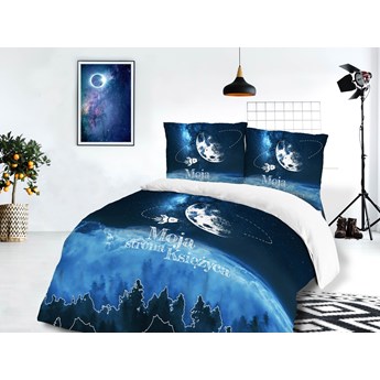 Pościel 220x200 bawełniana Moja strona księżyca