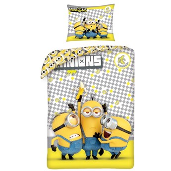 Pościel bawełniana 100x135 Minionki