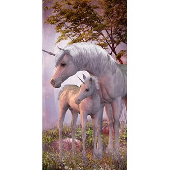 Ręcznik Kąpielowy plażowy 70x140 jednorożec konie