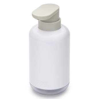 Biały plastikowy dozownik do mydła 300 ml Duo − Joseph Joseph