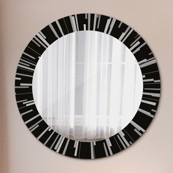 Lustro dekoracyjne okrągłe Promienista kompozycja fi 60 cm