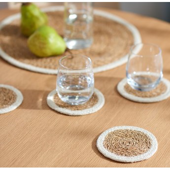 Sinsay - Podkładki pod kubki 4 pack - Biały