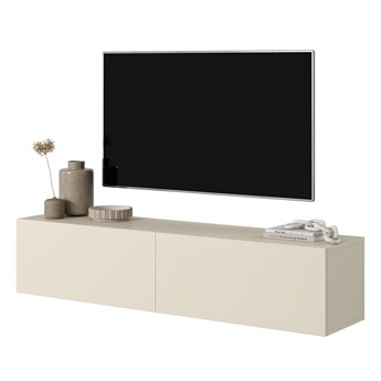 SELSEY Szafka RTV Bisira 140 cm Beżowa