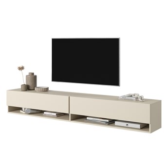 SELSEY Szafka RTV Mirrgo 200 cm Beżowa