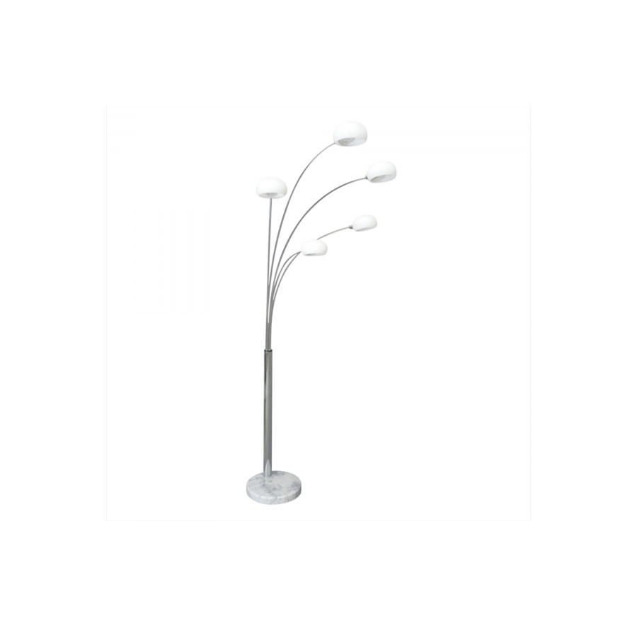 Lampa Podłogowa Oprawa Stojąca Do Salonu Venti Zumaline Ts 5805 G Wh