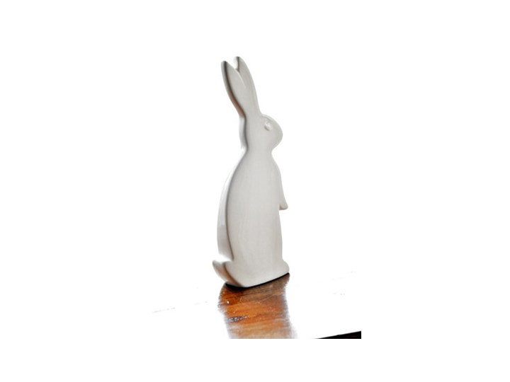 Zajączek porcelanowy biały S