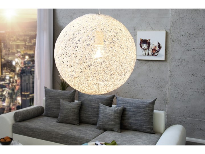 IiNTERIOR Cocoon Lampa Wisząca 35 cm Biała - i35150
