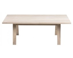 ława forma dąb bielony drewniane ławy skandynawskie Prostokątne Drewno Rodzaj nóg Proste Wysokość 45 cm Rozmiar blatu 70x130 cm