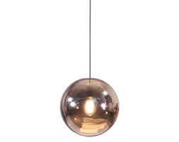 LAMPA SZKLANA KULA HK LIVING - MIEDZIANA Metal Szkło Lampa inspirowana Lampa kula Styl industrialny