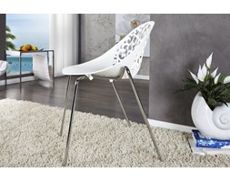 Styl Nowoczesny Krzesło Orchidea white Krzesła