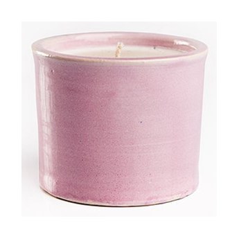 sojowa świeca ceramiczna pink
