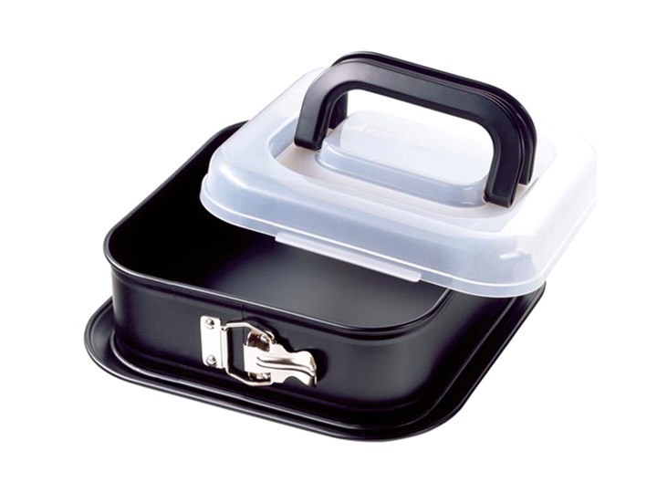 Forma z pokrywą 24 x 24 cm Kaiser Bake & Take kod: 2300623009 Do ciasta Stal Tortownice Kategoria Formy i foremki