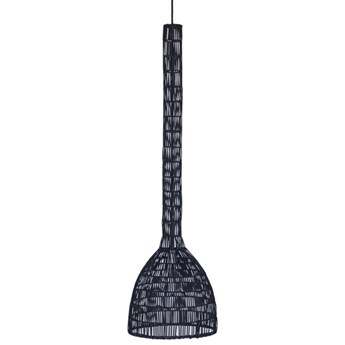 Ay illuminate Umut3 Ø35cm - czarna, rattanowa lampa wisząca