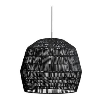 Ay illuminate Nama2 Ø58cm - czarna, rattanowa lampa wisząca