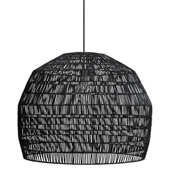 Ay illuminate Nama3 Ø72cm - czarna, rattanowa lampa wisząca
