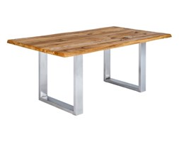 Signu Design Stół dębowy Ferrum nogi ze stali nierdzewnej Szerokość 60 cm Długość 260 cm Długość 200 cm Beton Długość 140 cm Długość 160 cm Długość 110 cm Kształt blatu prostokątny Długość 240 cm Drewno Szerokość 110 cm Długość 220 cm Szerokość 90 cm Szerokość 100 cm Długość 180 cm Metal Rozkładanie
