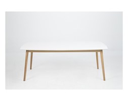 Stół rozkładany emi biały 180-280 stoły drewniane białe Kształt blatu prostokątny Długość 180 cm Wysokość 76 cm Szerokość 90 cm Drewno Rozkładanie Rozkładane
