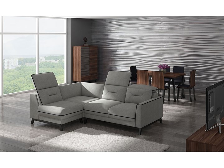 Narożnik Retro 245 x 170 cm Styl Nowoczesny Szerokość 245 cm Wysokość 75 cm Wysokość 98 cm W kształcie L Wysokość 42 cm Boki Z jednym bokiem