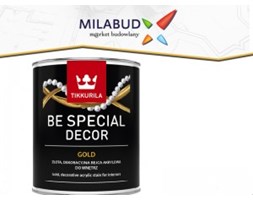 Rodzaj bejca Tikkurila Be Special Dekor Gold 0,9l bejca akrylowa złota Produkty do drewna