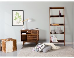 Regał brązowy MOBILE TRIO Płyta MDF Płyta MDF Drewno Płyta MDF Drewno Drewno
