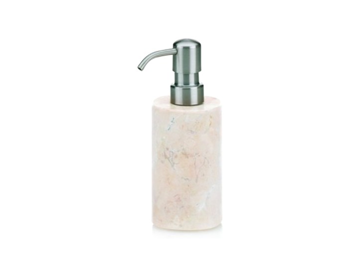 Materiał metal Dozownik do mydła Kela Marble beżowy kod: KE-18764 Mydelniczki i dozowniki