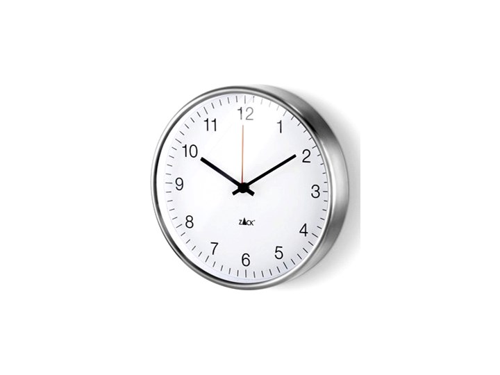 Zegar ścienny 24 cm Zack Palla biały kod: ZACK-60025