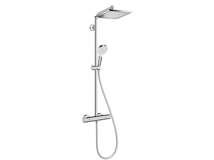 Hansgrohe Crometta E240 27271000 zestaw natynkowy z deszczownicą Wyposażenie bez baterii